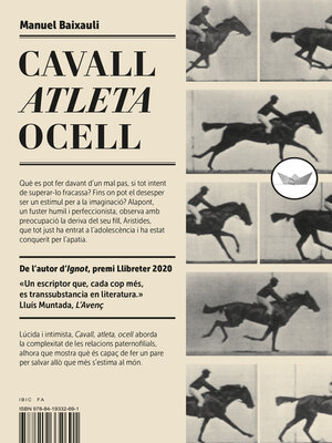 cover image of Cavall, atleta, ocell